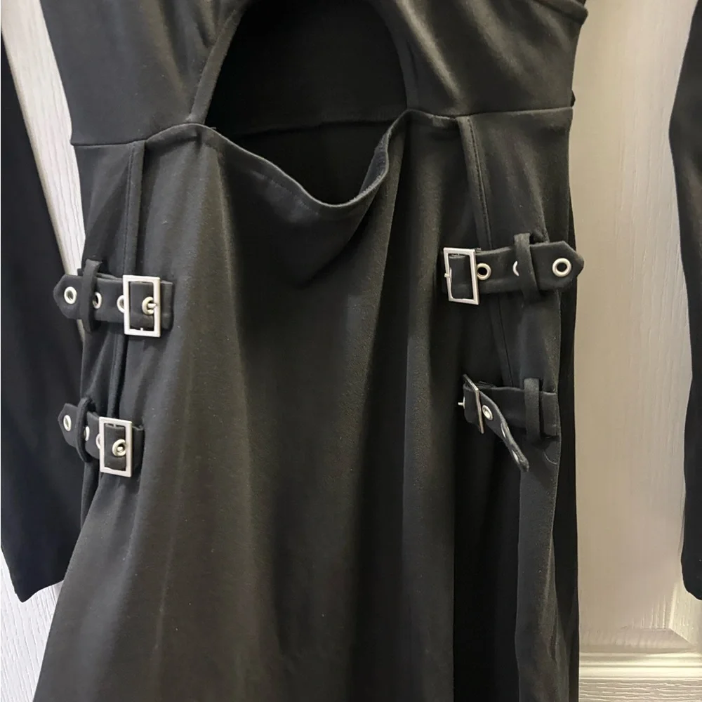 Forest Ink Nightshade Gothic Maxi Dress in Black - Picture 9 of 12